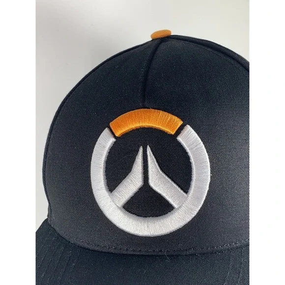 Overwatch ThinkGeek Embroidered Logo Snapback Hat Artwork Under Brim Very‎ Nice - Picture 4 of 11